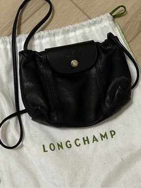 Longchamp cuir mini leather crossbody